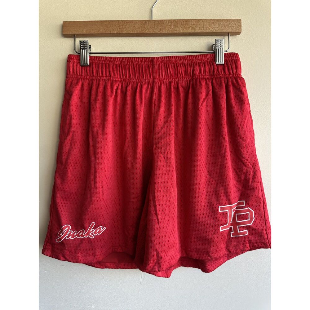 Inaka Power Mesh Shorts Men’s Medium Red White IP Athletic Gym Limited Release